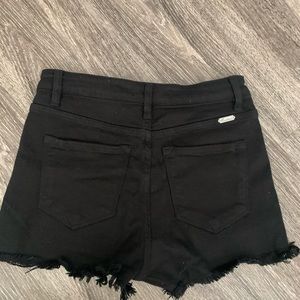 Black Kancan Jean shorts